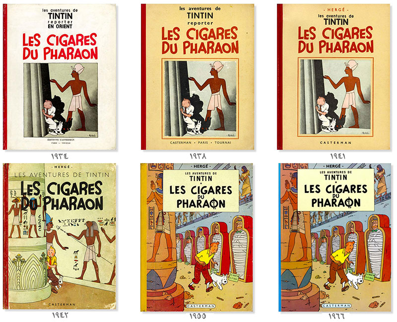 نسخه‌های کتاب سیگارهای فرعون